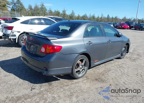 2010 Toyota Corolla S z USA, uszkodzony, nr VIN 2T1BU4EE2AC328813
